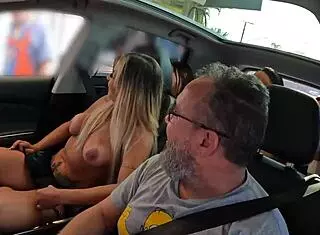 Evy Kethlyn Joins Crowded Car Ride on Streets