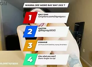 ray ray xxx wipes down counter before jumping on top and fucking sucking giving footjob to dildo