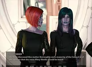 Tales From The Unending Void 165 - Curvy 3D Anime Blowjob Action