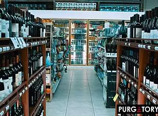 petite brunette gia derza masturbates and gets assfucked in outdoor shop reality scene with trimmed pussy