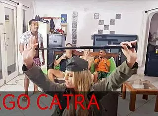 ines ventura and fairy honey experience terror in the house with strippers