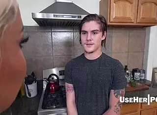 Freeusing Stepmoms Pumpkins with Stepdad on Halloween