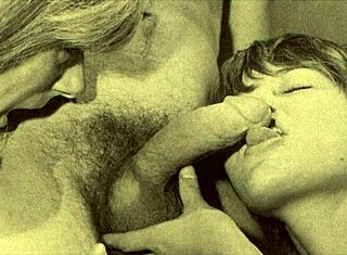 私の秘密の生活: ヴィンテージバイセクシャル3Pで毛むくじゃらのアクション