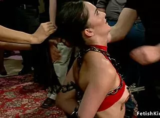 Bound Slave in Rough Outdoor Banging.