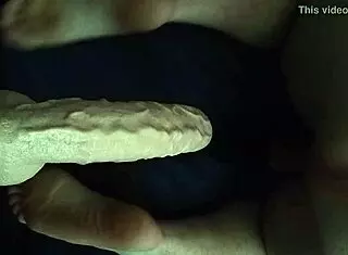 Big dildo used in various toy experiments for gay enthusiasts