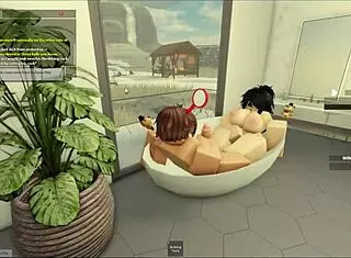 Intense Bath Sex with Wife Featuring Missionary Fucking and Creampie