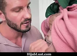 Hijab Teen Enjoys Wild Carnal Delights with Passion