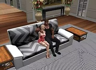 Wife Alone At Home Gets Spanked!