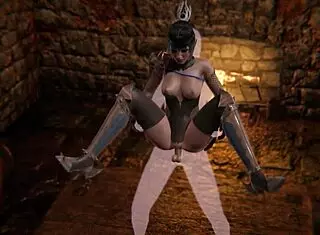 shadowheart from baldurs gate enjoys hardcore sex in 3d fantasy