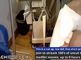 i'm channy crossfire, moaning to orgasm with hitachi wand in hospital