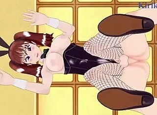 Intense bunny girl sex with Diane and Elizabeth Liones!