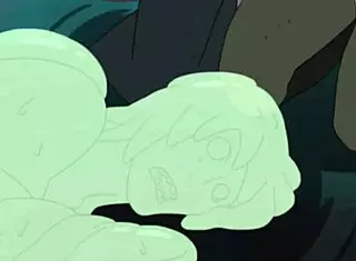 Novinha gently sits on the pole