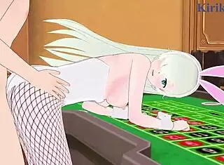 Intense bunny girl sex with Diane and Elizabeth Liones!