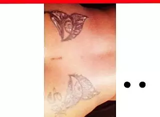 Npleasures Showing Off New Ass Tattoo!