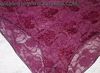 I Masturbate Using My Best Friend's Red Lace Panties While Imagining Her Body