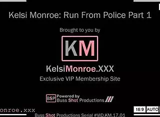 I bound Kelsi Monroe and enjoyed her blowjob before she ran from police