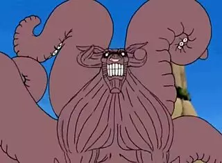 Novinha gently sits on the pole