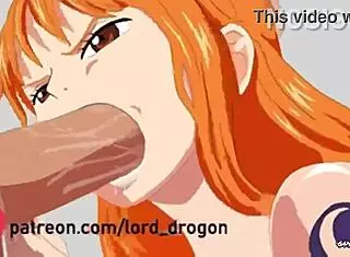 야, 나미가 입이 가득 찰 때까지 빨아보자!