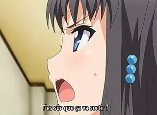 Detailed hentai anime scene featuring characters with big oppais engaging in various sexual acts