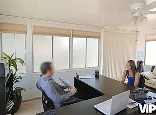 Teen Office Casting Turns Into Hard Pussy Drilling