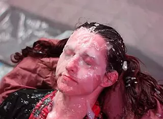 homemade blowbang leads to fake bukkake