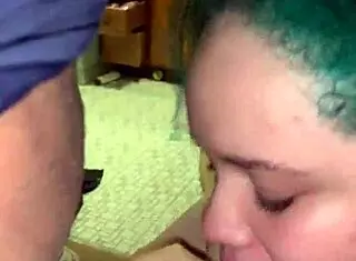 i'm sucking this huge dick sloppy and deep