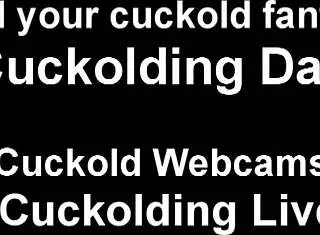 Lucky cuckold watches humiliation of bbw wife