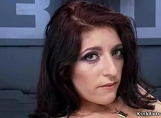 Brunette And Ebony Slut Masturbating With Toys