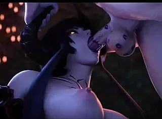 Nina Williams And Eliza Share Emotional Sucking Moments