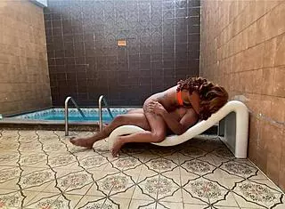 tattooed amateur sucked and sat on cock suggestively