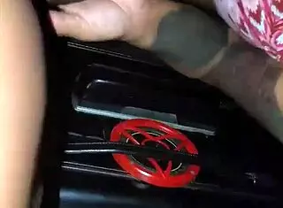 Milf sucking dick outside