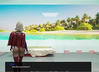 Blonde with Big Tits Plays with Toys and Blowjob on Shaved Pussy