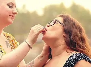 THE LUNCH SPREAD WITH BIG ASS MUFF DIVING