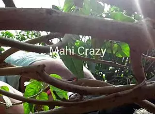 My village aunty gets fucked intensely in the garden
