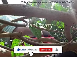 My village aunty gets fucked intensely in the garden