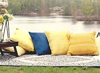 THE LUNCH SPREAD WITH BIG ASS MUFF DIVING