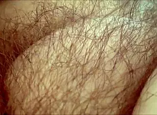 i'm rubbin' her hairy milf pussy so horny