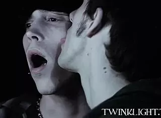 three young gays making out before anal pounding hardcore