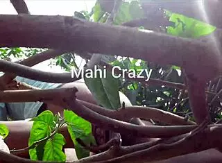 My village aunty gets fucked intensely in the garden
