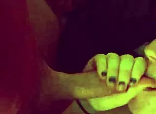 Milf uses dildo to squirt and receives huge cumshot on face