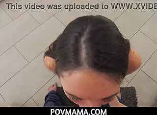 Wet Stepmom Ashley Wolf Sucks And Rides Dick