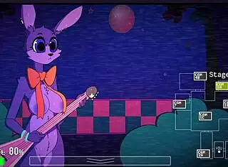 In this hentai game episode, I face horny animatronics in cosplay who want to drain my monster cock empty.