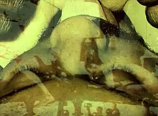 Vintage Interracial Threesome in Porn World