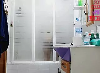 Chubby European Babe Takes Hot Naked Shower, Boobs Fetish!