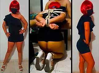 La Cerda Samanta Drunk On Whisky Knows What To Do With Cigarette