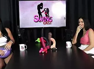 Karen Gonçalves Shows Off In Sheer Red Lingerie With Toys