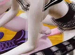 Monster High Halloween special features Elissabat and Rochelle Goyle in wild 3D vampire sex