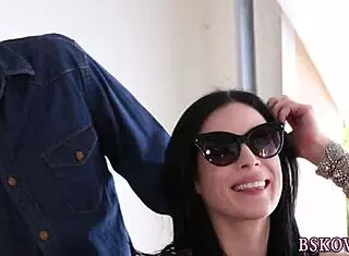 Casey Calvert gets a huge facial cumshot