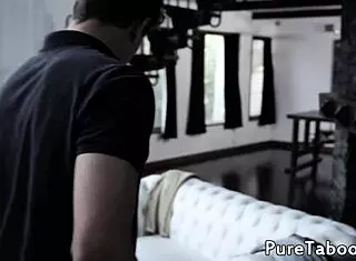 'Come here, stepdaughter,' he says, 'for cocksucking and riding'