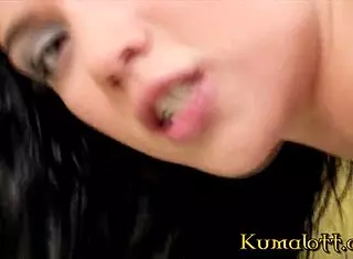 kumalott is fucking the young brunette masseuse on the massage table.